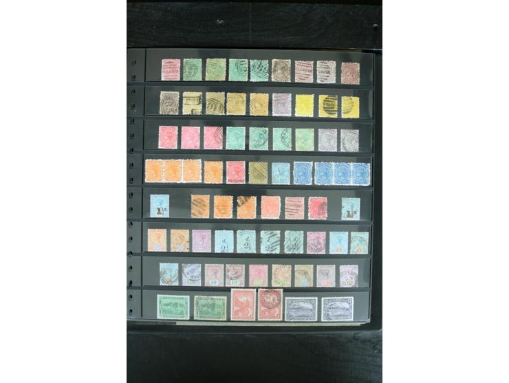1850/1975, postfrische, ungebrauchte und gestempelte Sammlung mit vielen besseren Ausgaben, dabei besonders Australien mit St