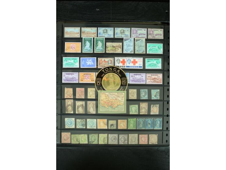 1850/1975, postfrische, ungebrauchte und gestempelte Sammlung mit vielen besseren Ausgaben, dabei besonders Australien mit St