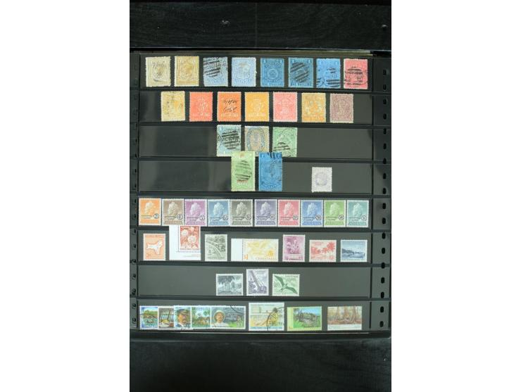 1850/1975, postfrische, ungebrauchte und gestempelte Sammlung mit vielen besseren Ausgaben, dabei besonders Australien mit St
