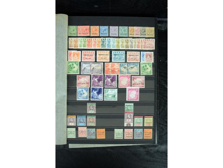 1850/1975, postfrische, ungebrauchte und gestempelte Sammlung mit vielen besseren Ausgaben, dabei besonders Australien mit St
