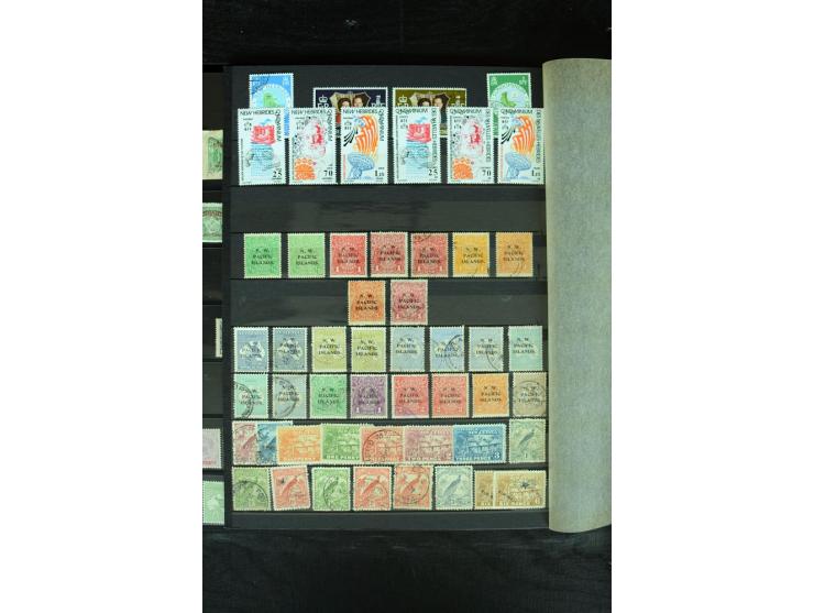 1850/1975, postfrische, ungebrauchte und gestempelte Sammlung mit vielen besseren Ausgaben, dabei besonders Australien mit St