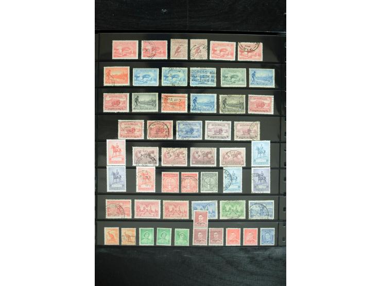 1850/1975, postfrische, ungebrauchte und gestempelte Sammlung mit vielen besseren Ausgaben, dabei besonders Australien mit St