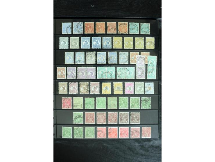 1850/1975, postfrische, ungebrauchte und gestempelte Sammlung mit vielen besseren Ausgaben, dabei besonders Australien mit St