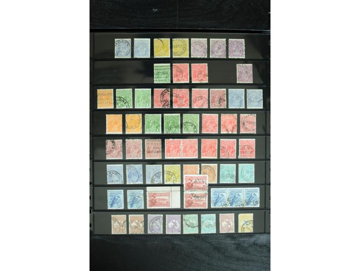 1850/1975, postfrische, ungebrauchte und gestempelte Sammlung mit vielen besseren Ausgaben, dabei besonders Australien mit St