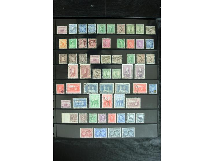 1850/1975, postfrische, ungebrauchte und gestempelte Sammlung mit vielen besseren Ausgaben, dabei besonders Australien mit St