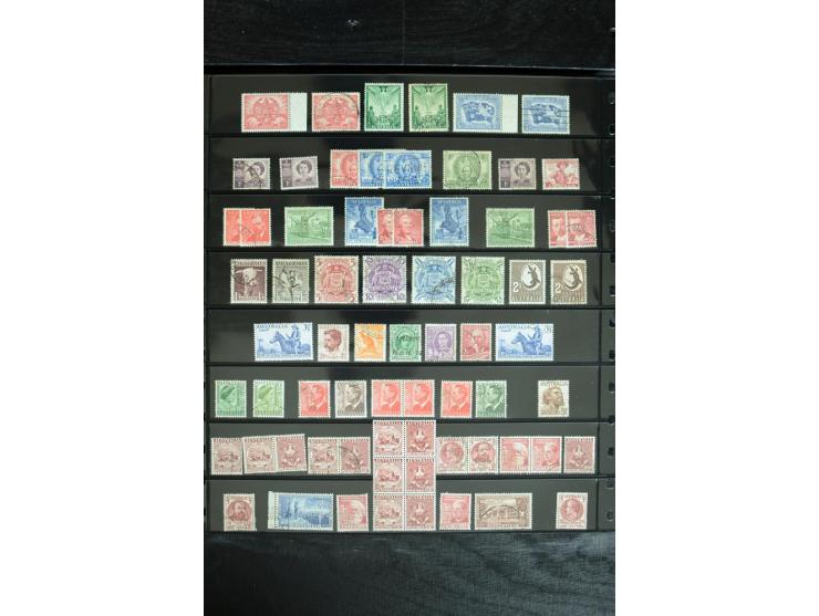 1850/1975, postfrische, ungebrauchte und gestempelte Sammlung mit vielen besseren Ausgaben, dabei besonders Australien mit St