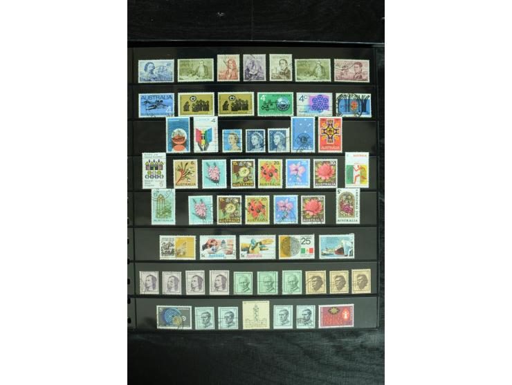 1850/1975, postfrische, ungebrauchte und gestempelte Sammlung mit vielen besseren Ausgaben, dabei besonders Australien mit St