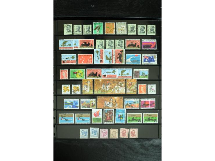1850/1975, postfrische, ungebrauchte und gestempelte Sammlung mit vielen besseren Ausgaben, dabei besonders Australien mit St