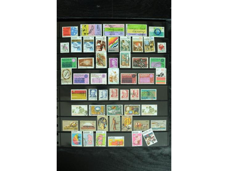 1850/1975, postfrische, ungebrauchte und gestempelte Sammlung mit vielen besseren Ausgaben, dabei besonders Australien mit St