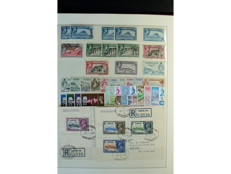 1886/1978, postfrische, ungebrauchte und gestempelte Sammlung mit u.a. Mi.-Nr. 1 - 7, 8 - 14, 55, 86, 92 etc.