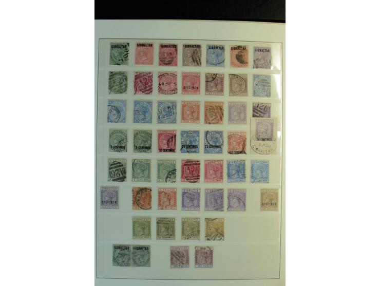 1886/1978, postfrische, ungebrauchte und gestempelte Sammlung mit u.a. Mi.-Nr. 1 - 7, 8 - 14, 55, 86, 92 etc.