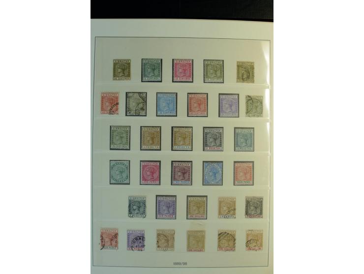 1886/1978, postfrische, ungebrauchte und gestempelte Sammlung mit u.a. Mi.-Nr. 1 - 7, 8 - 14, 55, 86, 92 etc.