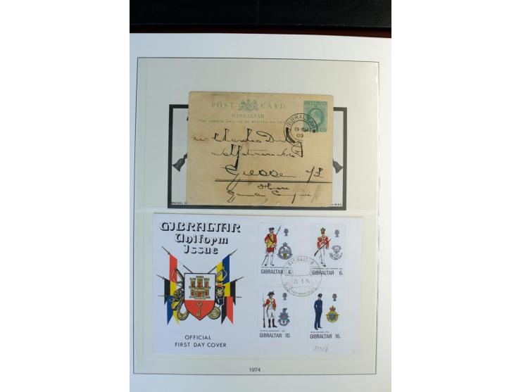 1886/1978, postfrische, ungebrauchte und gestempelte Sammlung mit u.a. Mi.-Nr. 1 - 7, 8 - 14, 55, 86, 92 etc.