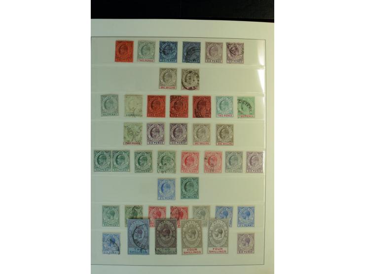 1886/1978, postfrische, ungebrauchte und gestempelte Sammlung mit u.a. Mi.-Nr. 1 - 7, 8 - 14, 55, 86, 92 etc.