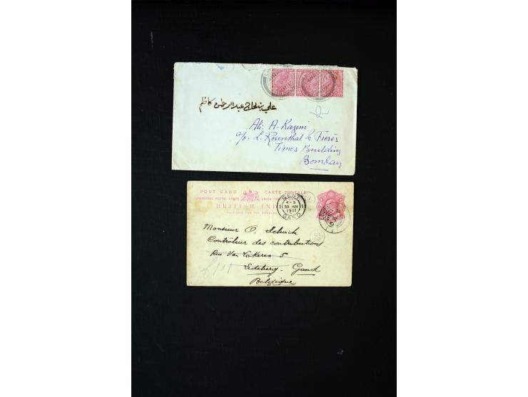 1881/1922 (ca.), 30 Briefe bzw. eine Ganzsache aus Bagdad, Aden, Anwaz (Feldpost), Bander-Abas, Linga und Bushire, meist nach