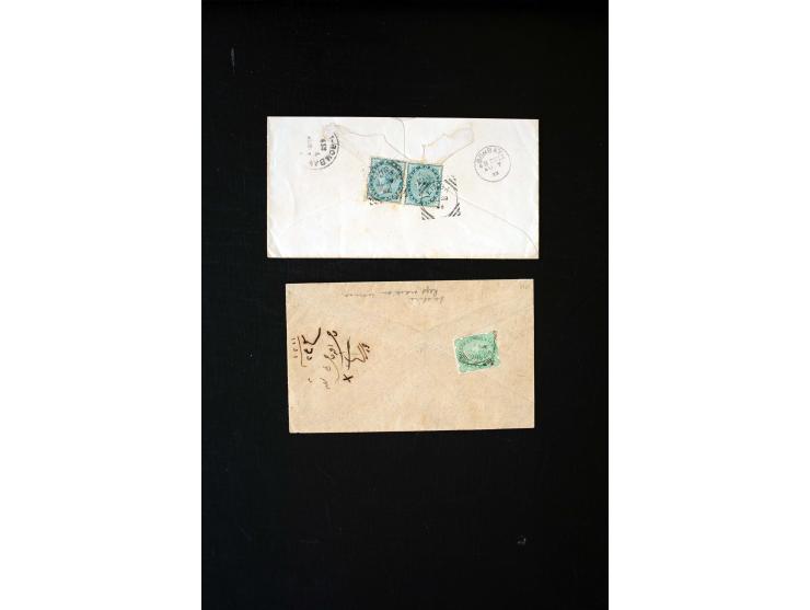 1881/1922 (ca.), 30 Briefe bzw. eine Ganzsache aus Bagdad, Aden, Anwaz (Feldpost), Bander-Abas, Linga und Bushire, meist nach