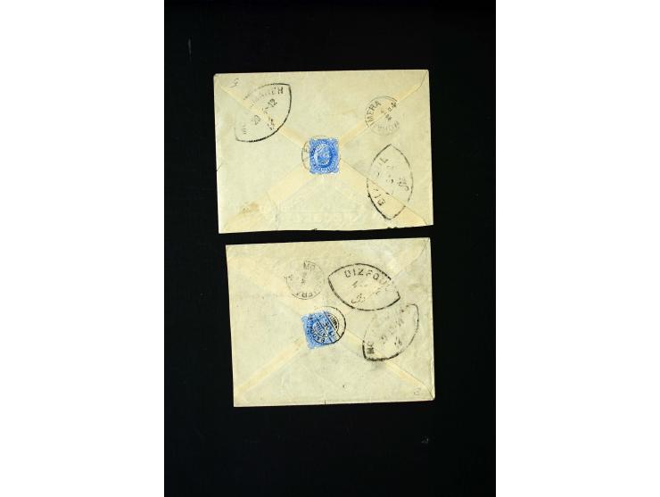 1881/1922 (ca.), 30 Briefe bzw. eine Ganzsache aus Bagdad, Aden, Anwaz (Feldpost), Bander-Abas, Linga und Bushire, meist nach