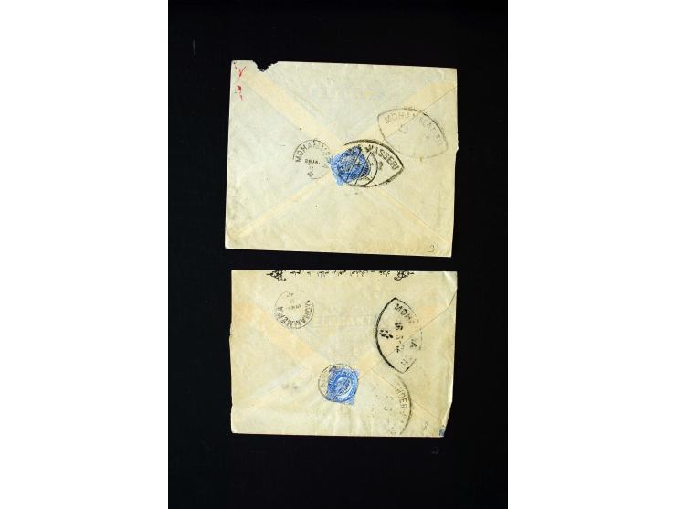 1881/1922 (ca.), 30 Briefe bzw. eine Ganzsache aus Bagdad, Aden, Anwaz (Feldpost), Bander-Abas, Linga und Bushire, meist nach