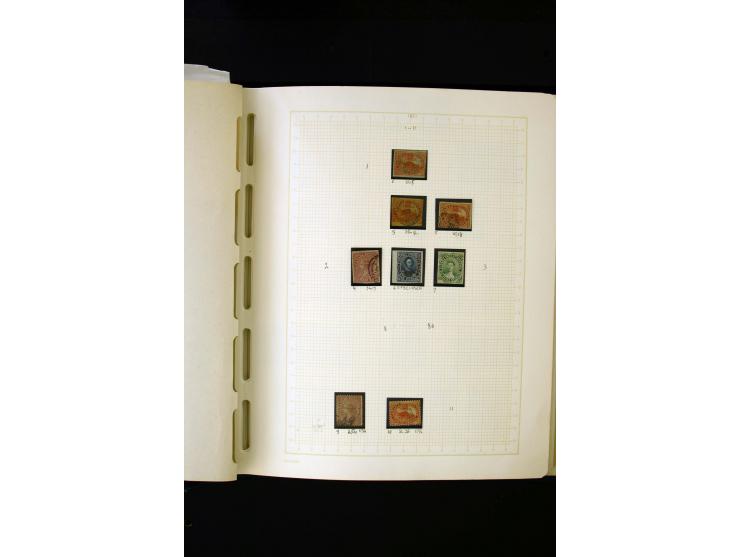 1851/1950, ungebrauchte und gestempelte Sammlung mit u.a. Mi.-Nr. 38-53 (ohne 51), 84-91 etc., dazu Provinzen mit u.a. Neu-Br
