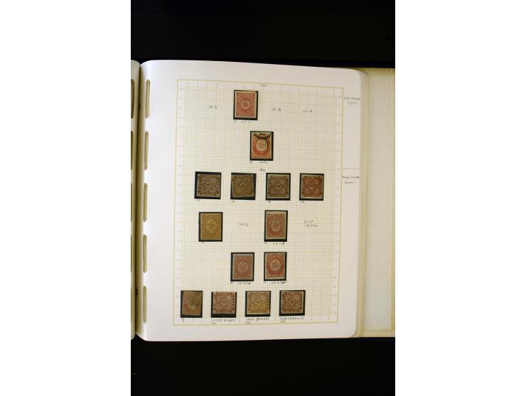 1851/1950, ungebrauchte und gestempelte Sammlung mit u.a. Mi.-Nr. 38-53 (ohne 51), 84-91 etc., dazu Provinzen mit u.a. Neu-Br