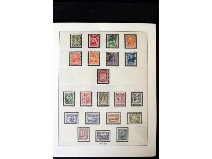1855/1950, ungebrauchte und gestempelte Sammlung mit diversen bessereren Werten, dabei u.a. Canada Mi.-Nr. 2(2) und 5 gestemp