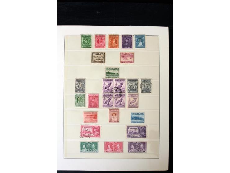 1855/1950, ungebrauchte und gestempelte Sammlung mit diversen bessereren Werten, dabei u.a. Canada Mi.-Nr. 2(2) und 5 gestemp