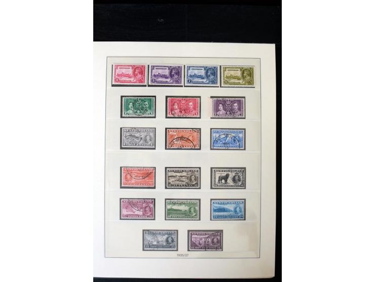 1855/1950, ungebrauchte und gestempelte Sammlung mit diversen bessereren Werten, dabei u.a. Canada Mi.-Nr. 2(2) und 5 gestemp