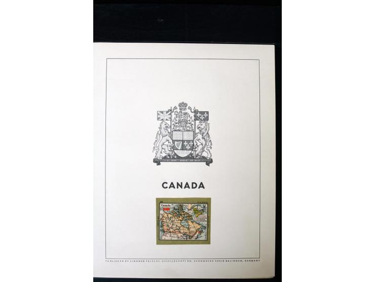 1855/1950, ungebrauchte und gestempelte Sammlung mit diversen bessereren Werten, dabei u.a. Canada Mi.-Nr. 2(2) und 5 gestemp