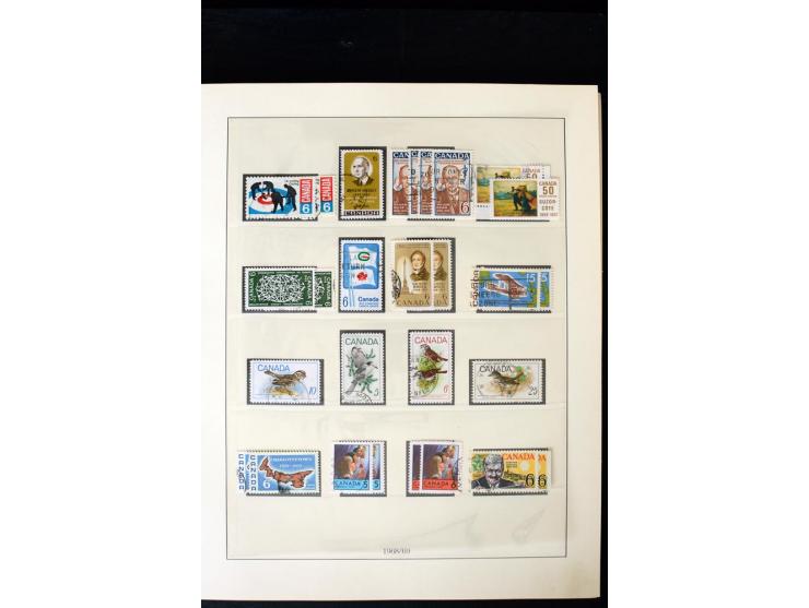 1855/1950, ungebrauchte und gestempelte Sammlung mit diversen bessereren Werten, dabei u.a. Canada Mi.-Nr. 2(2) und 5 gestemp