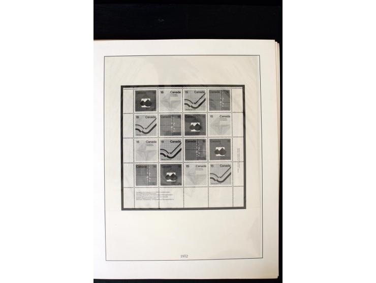 1855/1950, ungebrauchte und gestempelte Sammlung mit diversen bessereren Werten, dabei u.a. Canada Mi.-Nr. 2(2) und 5 gestemp