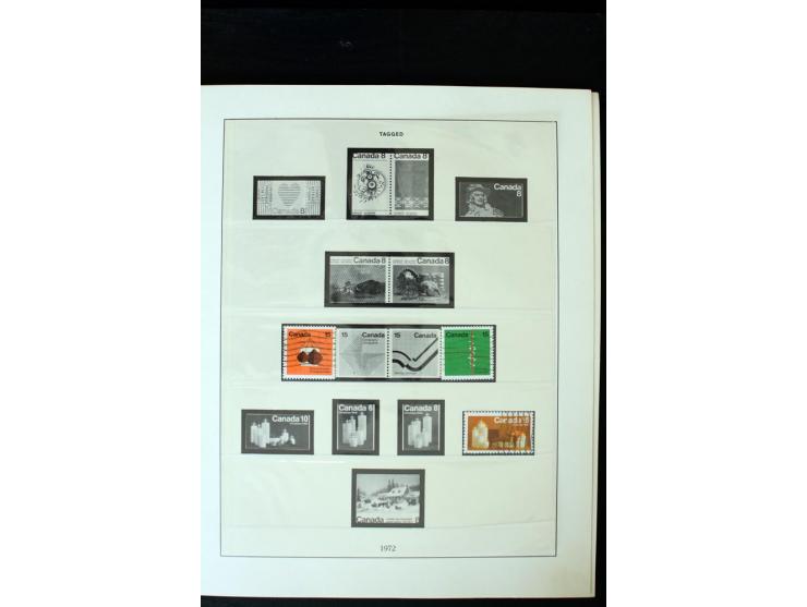 1855/1950, ungebrauchte und gestempelte Sammlung mit diversen bessereren Werten, dabei u.a. Canada Mi.-Nr. 2(2) und 5 gestemp