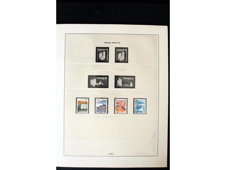 1855/1950, ungebrauchte und gestempelte Sammlung mit diversen bessereren Werten, dabei u.a. Canada Mi.-Nr. 2(2) und 5 gestemp