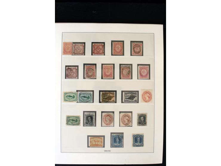 1855/1950, ungebrauchte und gestempelte Sammlung mit diversen bessereren Werten, dabei u.a. Canada Mi.-Nr. 2(2) und 5 gestemp