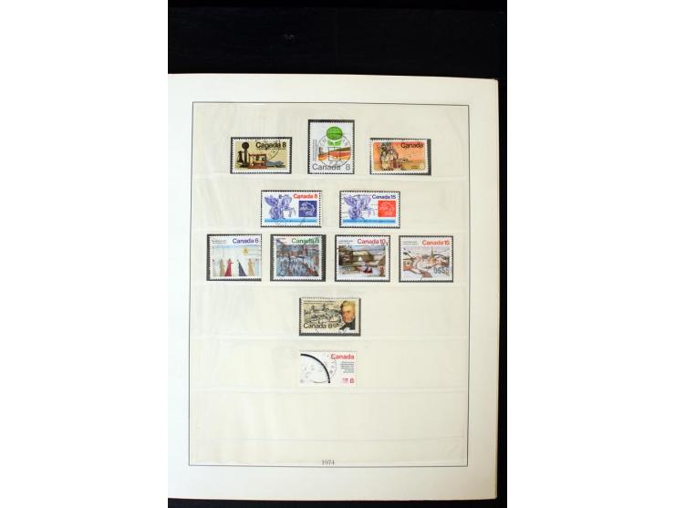 1855/1950, ungebrauchte und gestempelte Sammlung mit diversen bessereren Werten, dabei u.a. Canada Mi.-Nr. 2(2) und 5 gestemp