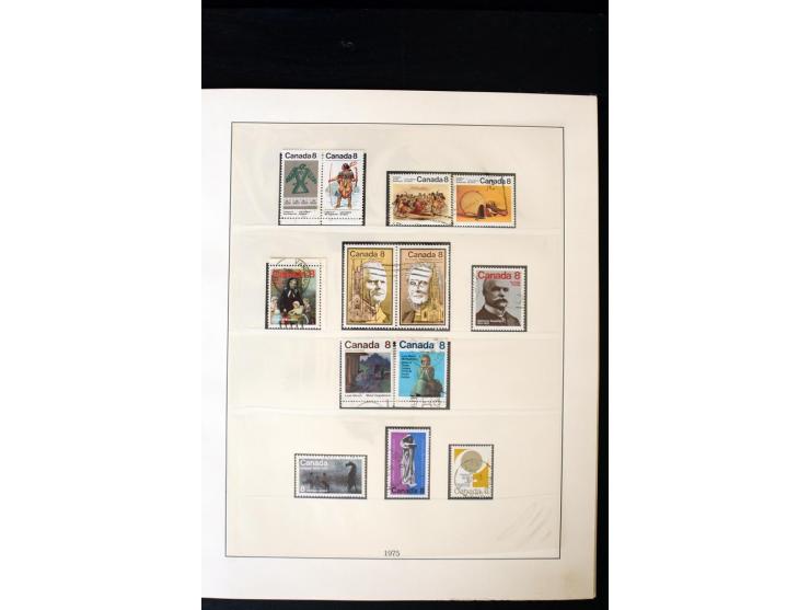 1855/1950, ungebrauchte und gestempelte Sammlung mit diversen bessereren Werten, dabei u.a. Canada Mi.-Nr. 2(2) und 5 gestemp