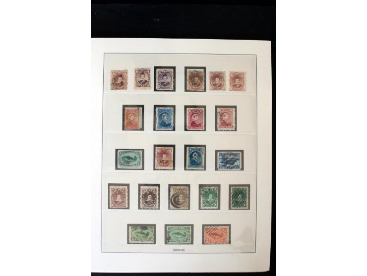 1855/1950, ungebrauchte und gestempelte Sammlung mit diversen bessereren Werten, dabei u.a. Canada Mi.-Nr. 2(2) und 5 gestemp