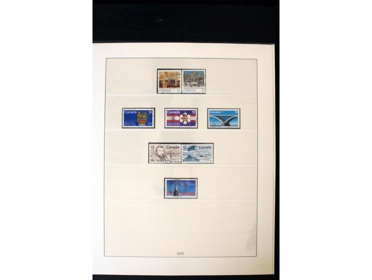 1855/1950, ungebrauchte und gestempelte Sammlung mit diversen bessereren Werten, dabei u.a. Canada Mi.-Nr. 2(2) und 5 gestemp