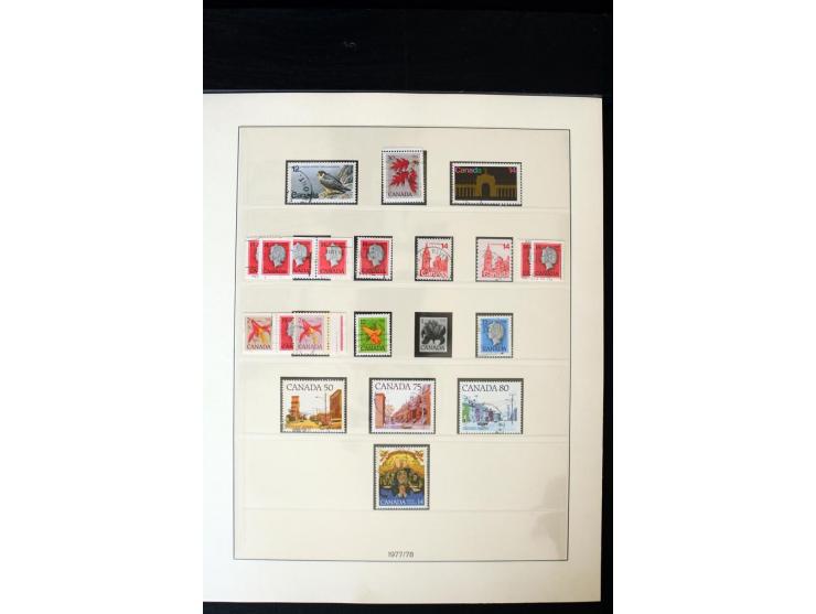 1855/1950, ungebrauchte und gestempelte Sammlung mit diversen bessereren Werten, dabei u.a. Canada Mi.-Nr. 2(2) und 5 gestemp