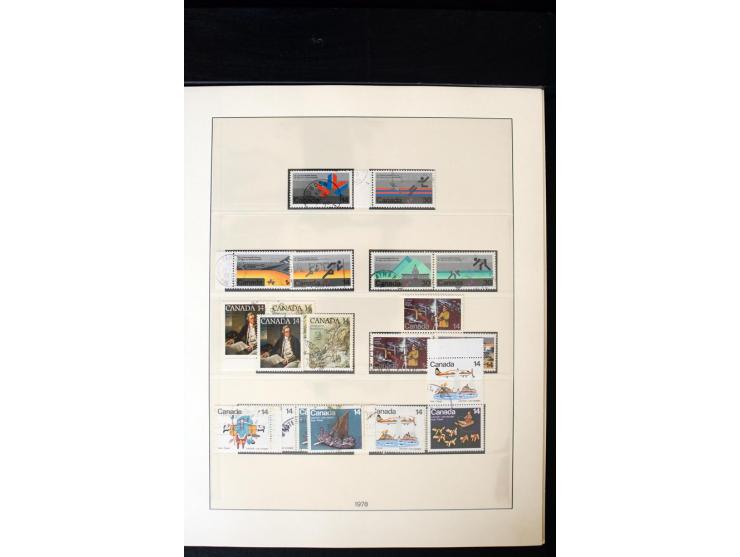 1855/1950, ungebrauchte und gestempelte Sammlung mit diversen bessereren Werten, dabei u.a. Canada Mi.-Nr. 2(2) und 5 gestemp
