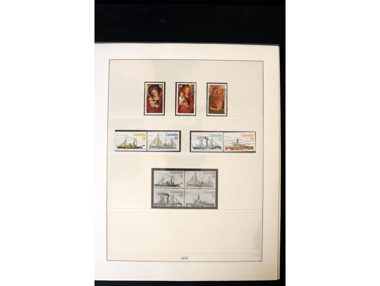 1855/1950, ungebrauchte und gestempelte Sammlung mit diversen bessereren Werten, dabei u.a. Canada Mi.-Nr. 2(2) und 5 gestemp