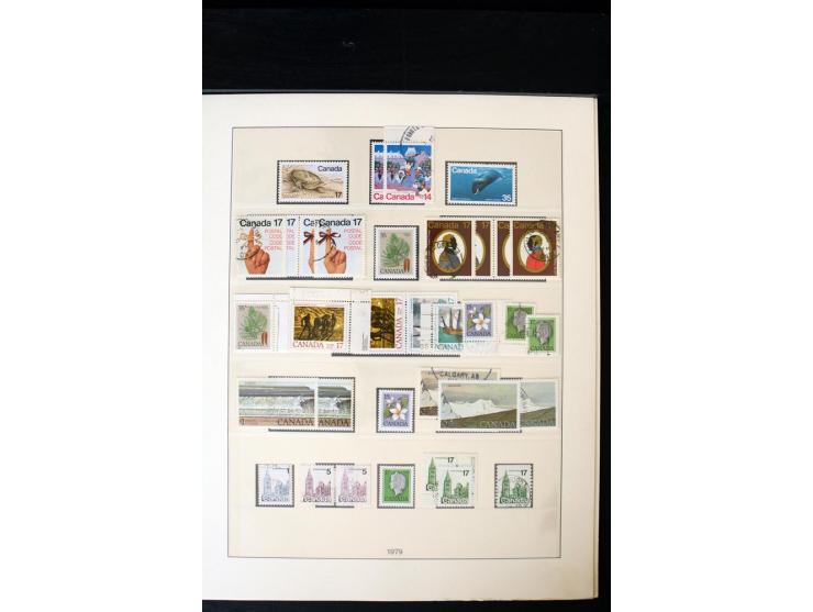 1855/1950, ungebrauchte und gestempelte Sammlung mit diversen bessereren Werten, dabei u.a. Canada Mi.-Nr. 2(2) und 5 gestemp