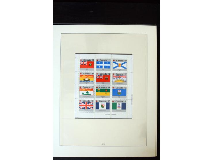 1855/1950, ungebrauchte und gestempelte Sammlung mit diversen bessereren Werten, dabei u.a. Canada Mi.-Nr. 2(2) und 5 gestemp