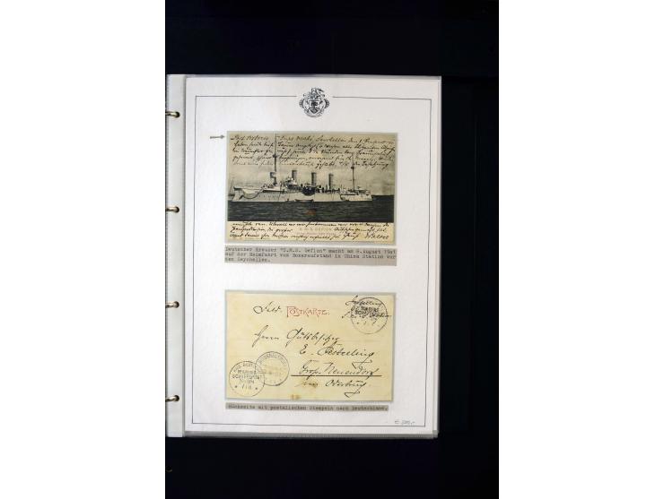 1859/1935, Austellungssammlung auf über 50 Seiten, beginnend mit schönem Teil Mauritius auf den Seychellen gebraucht, dabei 1