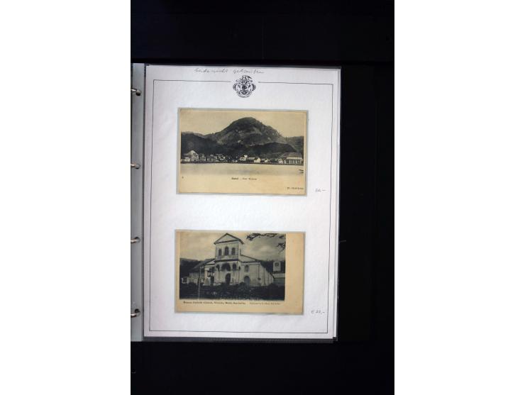 1859/1935, Austellungssammlung auf über 50 Seiten, beginnend mit schönem Teil Mauritius auf den Seychellen gebraucht, dabei 1