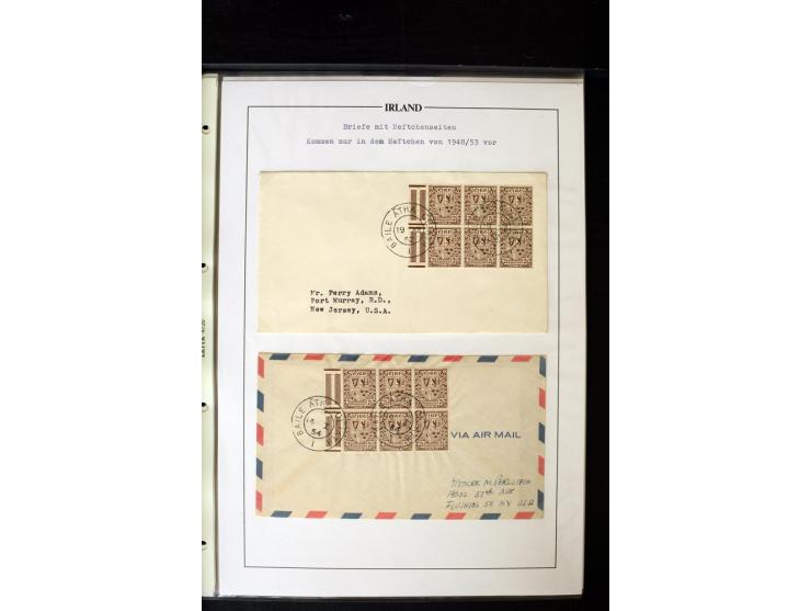 1931/70, Booklet stamps, a valuable specialised used collection on leaves, incl. 1d "Se" wmk. with Slogan labels "Get! a/Tele