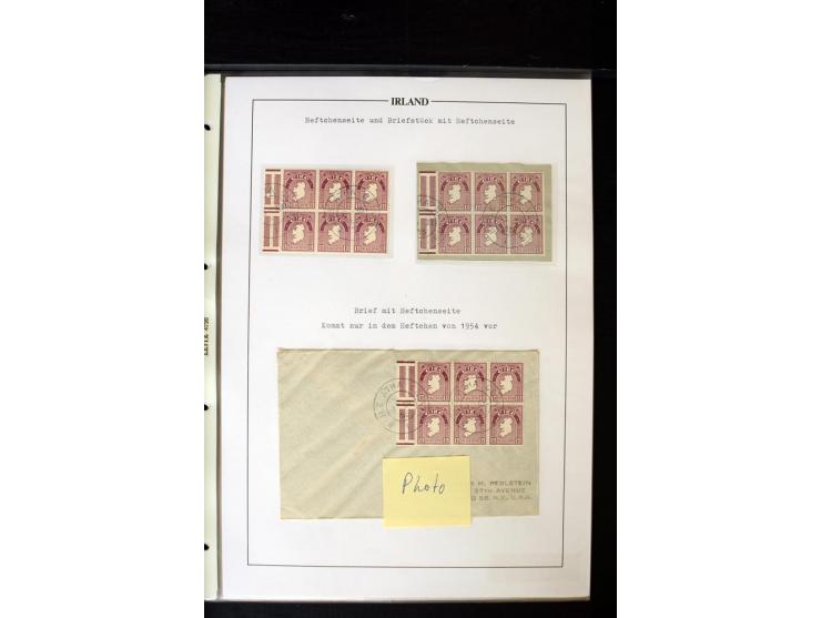 1931/70, Booklet stamps, a valuable specialised used collection on leaves, incl. 1d "Se" wmk. with Slogan labels "Get! a/Tele