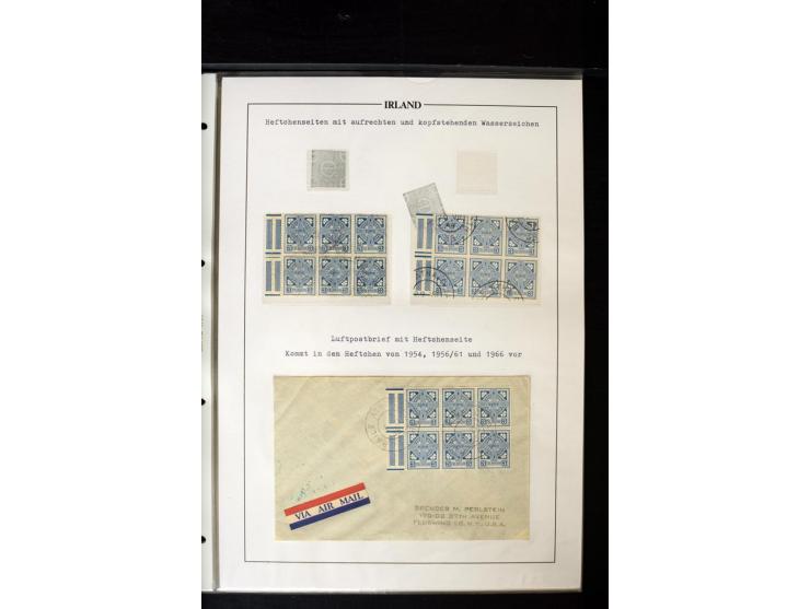 1931/70, Booklet stamps, a valuable specialised used collection on leaves, incl. 1d "Se" wmk. with Slogan labels "Get! a/Tele