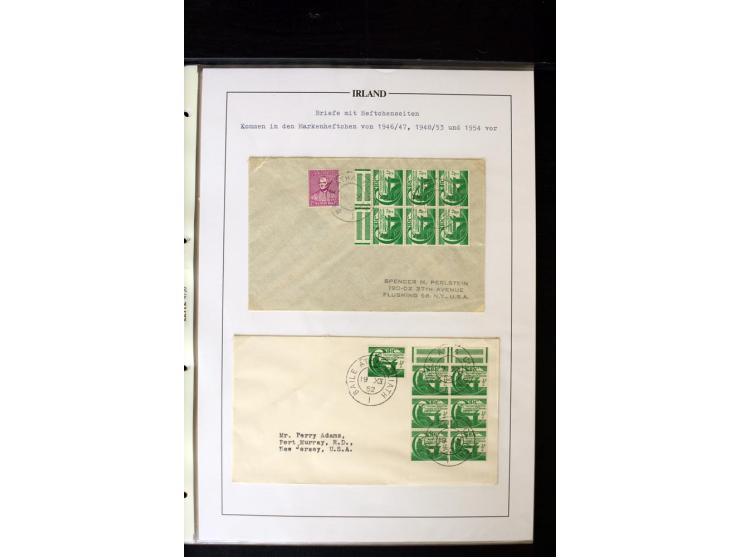1931/70, Booklet stamps, a valuable specialised used collection on leaves, incl. 1d "Se" wmk. with Slogan labels "Get! a/Tele