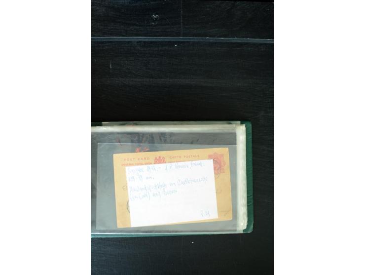1840/1922, Ireland (GB used in Ireland), extensive specialized collection of GB Postal Stationery used in Ireland up to the T
