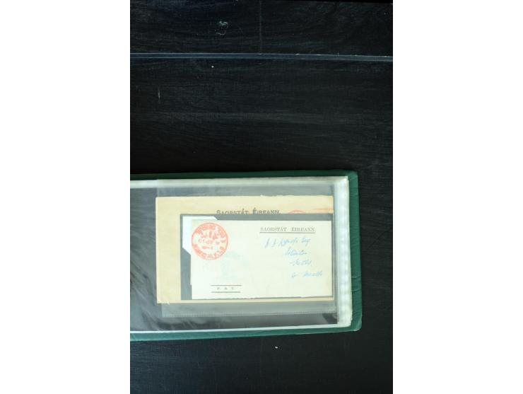 1840/1922, Ireland (GB used in Ireland), extensive specialized collection of GB Postal Stationery used in Ireland up to the T